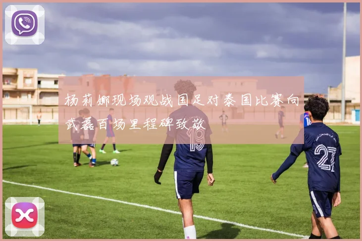 杨莉娜现场观战国足对泰国比赛向武磊百场里程碑致敬